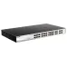 Коммутатор управляемый L2, PoE, 24 порта 10/100/1000 Мб/с, 4хRJ45/SFP, 370 Вт
