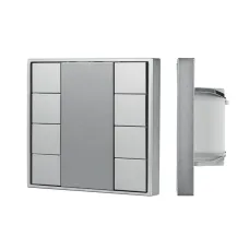 Панель кнопочная INTELLIGENT DALI-201-23-8K-D2-IN Silver BUS, Frame IARL, IP20, металл, 3 года