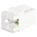 Люки ЭРА ОФИС 18-8002-01 Коннектор RJ45 CAT6 UTP Keystone, цвет белый Люки ЭРА ОФИС 18-8002-01 Коннектор RJ45 CAT6 UTP Keystone, цвет белый