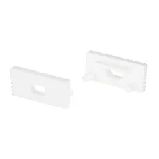 Заглушка SL-SLIM-H7 WHITE с отверстием (пластик)