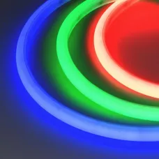 Лента герметичная MOONLIGHT-TOP-G120-16x15mm 24V RGB 12 W/m, IP67, 5m, wire x2, вывод кабеля боковой