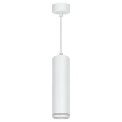 Светильник потолочный на подвесе MR16 35W 230V, белый D55*H280 ML1708 Barrel LUNA