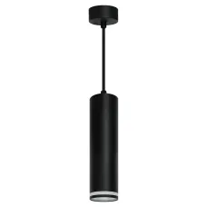 Светильник потолочный на подвесе MR16 35W 230V, черный D55*H280 ML1708 Barrel LUNA