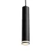 Светильник потолочный на подвесе MR16 35W 230V, черный D55*H280 ML1708 Barrel LUNA