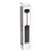 Светильник потолочный на подвесе MR16 35W 230V, черный D55*H280 ML1708 Barrel LUNA