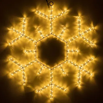 Фигура ARD-SNOWFLAKE-M5-600х600х60LED Warm 230V, 20W Ardecoled, IP65