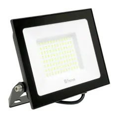 Прожектор светодиодный 2835 SMD 100W 4000K IP65  AC230V/50Hz, черный, LL-922