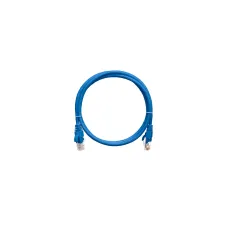 Патч-корд U/UTP 4 пары Cat 5e 2хRJ45/8P8C T568B 7х0205мм LSZH синий 015м