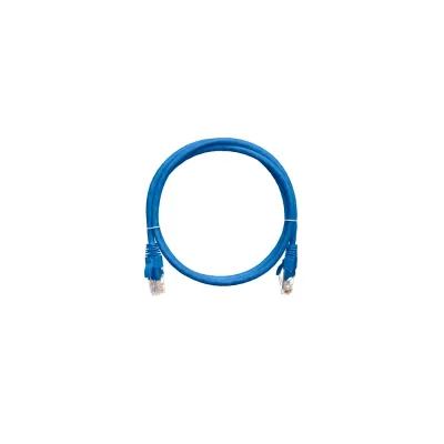 Патч-корд U/UTP 4 пары Cat 5e 2хRJ45/8P8C T568B 7х0205мм LSZH синий 015м
