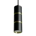 Светильник потолочный на подвесе R16 35W, 230V, GU10, чёрный, золото D55*H180 ML1868