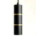 Светильник потолочный на подвесе R16 35W, 230V, GU10, чёрный, золото D55*H180 ML1868