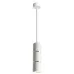 Светильник потолочный на подвесе MR16 35W, 230V, белый, хром,  D55*H180 ML1868