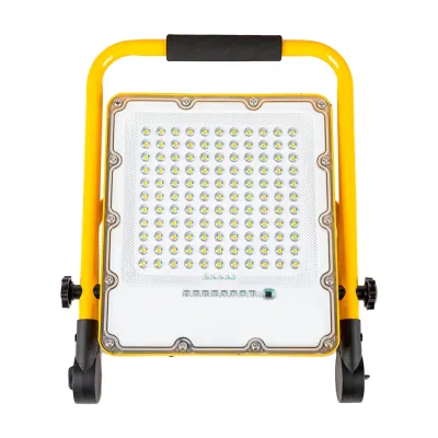 Прожектор светодиодный переносной с зарядным устройством 100W,  15Ah 18650, 6400K, IP66, LL-952