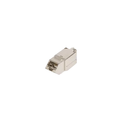 Модуль Keystone, угловой, для панели AN, Кат.6a, RJ45/8P8C, для FT-TOOL, экран., металлик