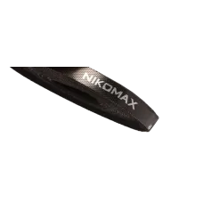 Стяжка-липучка NIKOMAX нарезаемая, в рулоне 5м, ширина 15мм, черная