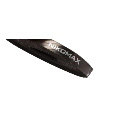 Стяжка-липучка NIKOMAX нарезаемая, в рулоне 5м, ширина 15мм, черная
