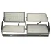 Прожектор светодиодный 2835 SMD 1000W 6400K IP65 4*60° AC175-265V/50Hz, черный, LL-934
