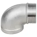 Отвод (уголок) 316 Вр/Нр 2 1/2'' Ду65 Ру16 угол 90 град., корпус нержавеющая сталь 316, присоединение внутренняя / наружная резьба