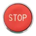 Исполнительный механизм кнопки STOP XB4 красный плоский возвратный без фиксации IP65