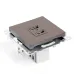 Розетка 2-местная USB (механизм), 250В, 2,1А, серия Катрин, GLS10-7115-04, шоколад