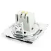 Розетка 2-местная USB (механизм), 250В, 2,1А, серия Катрин, GLS10-7115-04, шоколад