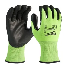 Перчатки защитные Hi-Vis Cut level (Хай Виз Кат Левел) 3/C, S/7