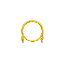Патч-корд U/UTP 4 пары Cat 5e 2хRJ45/8P8C T568B 7х0205мм LSZH желтый 0.15м