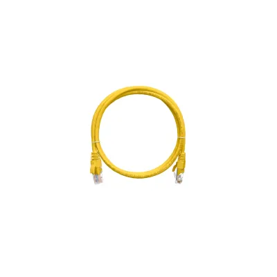 Патч-корд U/UTP 4 пары Cat 5e 2хRJ45/8P8C T568B 7х0205мм PVC желтый 015м