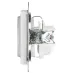 Розетка Intro Accent 6-202-01 2P+E Schuko, 16А-250В, IP20, СУ, AL/CU, белый