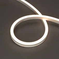 Лента светодиодная герметичная MOONLIGHT-SIDE-A140-12x17mm 24V Warm3000 (9.6 W/m, IP67, 0,5m, wire x1) (ARL, 140 LED/m)