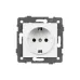 Механизм электрической розетки SCT-MEU1-PL-WH-V 250V, 16A
