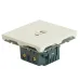 Розетка 2-местная USB + Type C (механизм), 250В, 20W, серия Эмили, RST10-5115-01, белый фарфор, soft touch