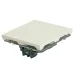 Заглушка (механизм), серия Эмили, белый фарфор, soft touch, RST00-5116-01, белый фарфор, soft touch