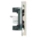Розетка компьютерная 2-местная RJ-45 (механизм), серия Эмили, RST00-5111-08, кашемир, soft touch