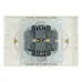 Розетка 2-местная с защитной шторкой с/з, 250В, 16А, серия Эмили, RST16-5114-08, кашемир, soft touch