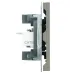 Розетка TV + компьютерная RJ-45 (механизм), серия Эмили, RST00-5106-09, антрацит, soft touch
