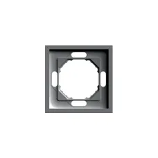 Рамка 1-местная, серия Эмили, PFR00-5001-09, антрацит, soft touch
