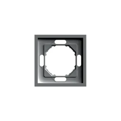 Рамка 1-местная, серия Эмили, PFR00-5001-09, антрацит, soft touch
