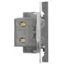 Розетка 2-местная USB + Type C (механизм), 250В, 20W, серия Эмили, RST10-5115-10, платиново-серый, soft touch