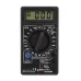MTM DT830B Мультиметр цифровой, портативный,1999 отсчетов, батарея крона, ручная регулировка, черный
