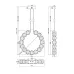 Светильник подвесной  Maytoni Amulet MOD555PL-L23CH5K LED 23W Хром