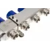 Комплект коллекторов SSM-6RF set с расходомерами и кронштейнами, 6 контуров