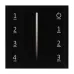 Панель SMART-P34-DIM-IN Black 230V, 0-10V, Sens, 2.4G ARL, IP20 пластик, 5 лет
