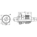 Зажим кабельный с контргайкой, IP68, PG13.5, д.6 - 12мм (розница)