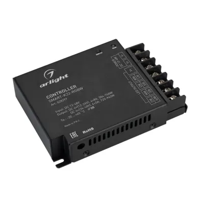 Контроллер SMART-K32-RGBW (12-48V, 4x8A, 2.4G) (ARL, IP20 Металл, 5 лет)