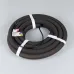 Лента герметичная SPI MOONLIGHT-BLACK-SIDE-G180-D25mm 12V RGB-PX2 21.6 W/m, IP65, 5m, wire x1 вывод боковой, 3 года