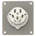 Розетка стационарная внутренняя угловая 4152 3Р+РЕ+N 16А 380В IP67 EKF PROxima