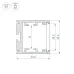 Профиль SL-ARC-3535-D1500-N90 WHITE (1180мм, дуга 1 из 4) (ARL, Алюминий)