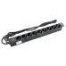 Блок розеток PDU TERACOM PRO 19' 1U 16А/250В 9 роз. Schuko шнур 2 м 3x1.5 мм2 вилка Schuko корпус пластик черный