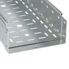 Лоток перфорированный 300х100 L 3000 толщ. 1,2 мм, цинк-ламельный